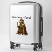 Geft Stickers Raccoon feral (Koffer)