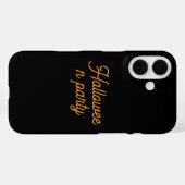 Geft Zwarte iPhone hoezen16 halloweenfeest Case-Mate iPhone Case (Achterkant (horizontaal))