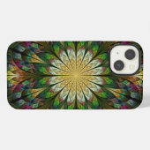 Geg quiltte Bloem iPhone Hoesje (Achterkant horizontaal)