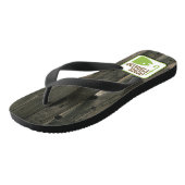 Gegaan vissen teenslippers (Schuin)