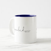 Gegaand gevestigd | Grandpa Gift Tweekleurige Koffiemok (Voorkant links)