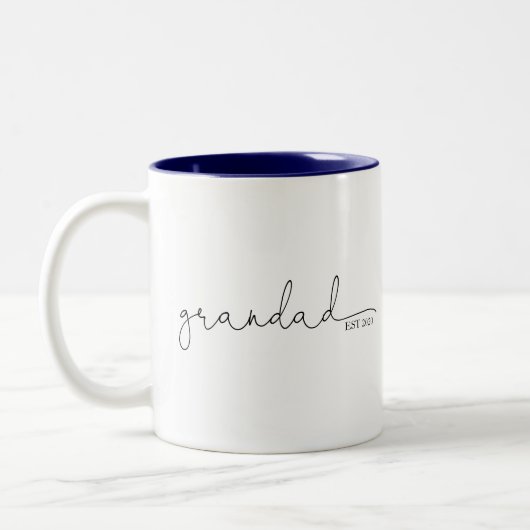 Gegaand gevestigd | Grandpa Gift Tweekleurige Koffiemok (Links)