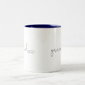 Gegaand gevestigd | Grandpa Gift Tweekleurige Koffiemok (Center)