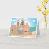 Gegaane BBQ van de Visserij/van het Strand Kaart (Gele Bloem)