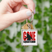 Gegaane Squatchin (Rood & Zwart) Sleutelhanger (Hand)
