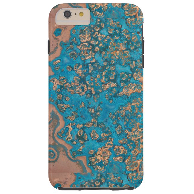 Gegaasd Copper Patina iPhone 6 Plus hoesje (Achterkant)