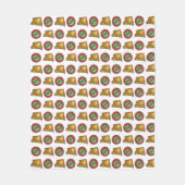 Gegaasde kaaskaas Sandwich Tomato Soup Foodie Fleece Deken (Voorkant)