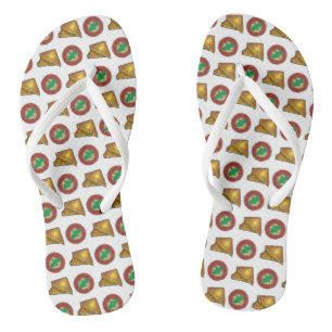 Gegaasde kaaskaas Sandwich Tomato Soup Foodie Teenslippers