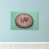 Gegaasde pin, uit Ierland, c.700 BC Canvas Afdruk (Insitu (Houten vloer))