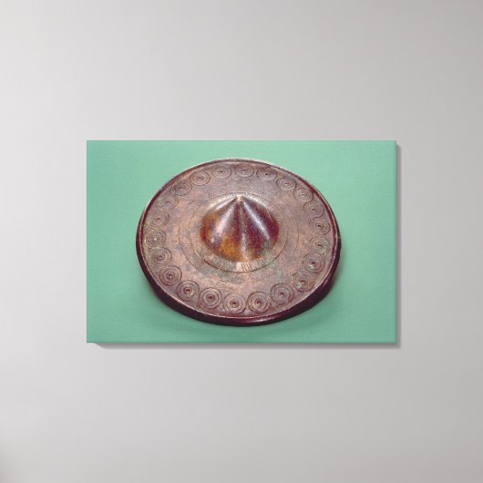 Gegaasde pin, uit Ierland, c.700 BC Canvas Afdruk (Voorkant)