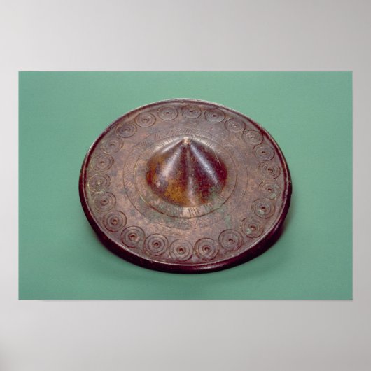 Gegaasde pin, uit Ierland, c.700 BC Poster (Voorkant)