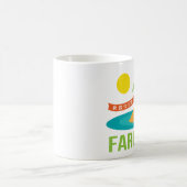 Gegaaureerde boer Gift Koffiemok (Center)