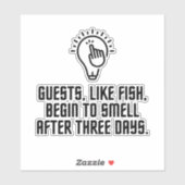 Gegadigden als vissen sticker (Vel)