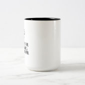 Gegadigden als vissen tweekleurige koffiemok (Center)