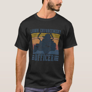 Gegadigden voor wetshandhaving: landschapsontwerp t-shirt