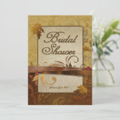 Gegalanceerd herfstgoud Vrijgezellenfeest Kaart (Staand voorkant)