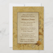 Gegalanceerd herfstgoud Vrijgezellenfeest Kaart (Achterkant)