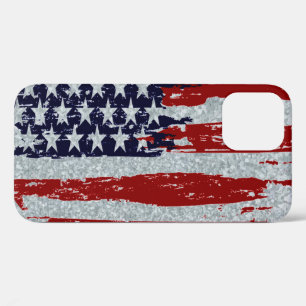 Gegalvaniseerde metalen uitstraling en vlag Case-Mate iPhone case