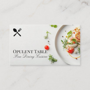 Gegarandeerd eten kruiden en saus Eten Visitekaartje