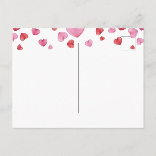 Gegarandeerd met u | Kute Valentijn Bunnies Feestdagenkaart (Achterkant)