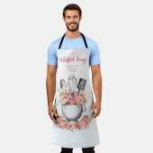 Gegarandeerde Bakmixer Kom Rozen Bruidsfeest Schort (Gedragen)