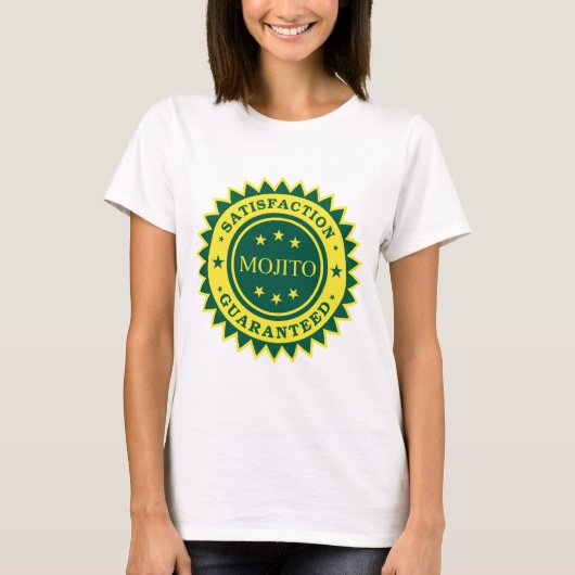 Gegarandeerde tevredenheid t-shirt (Voorkant)