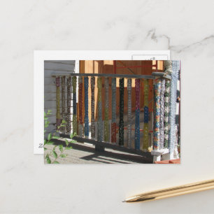 Gegarend verlaten huis in Iowa Briefkaart