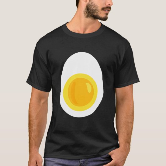 Gegarneerd Eier Halloween Kostuum T-shirt (Voorkant)