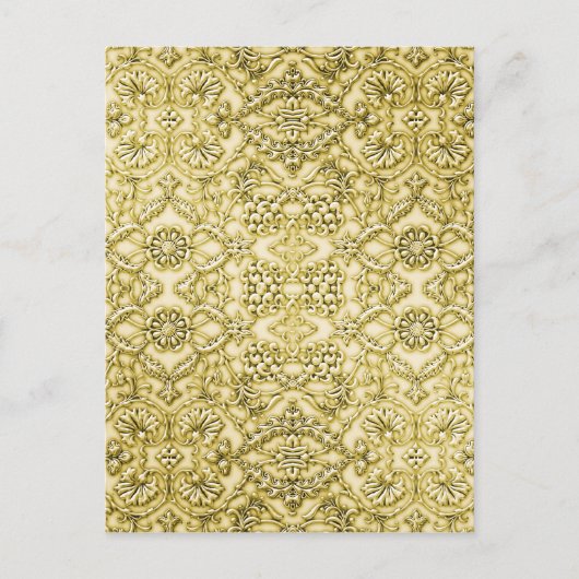  gegaufreerd metalen flessenontwerp briefkaart (Voorkant)