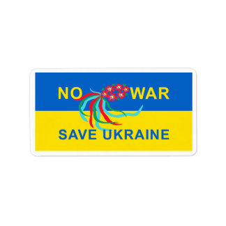 Gegen den Krieg in der Ukraine Etiket