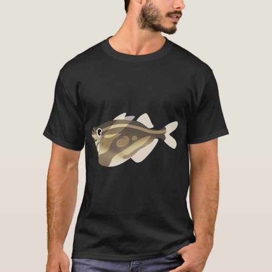 Gegeneerde Bijlvis (C. strigata) T-shirt (Voorkant)