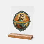 Gegeneerde Jezus Vallend Plat Oppervlak Openbare K Acryl Bord (Hoek)