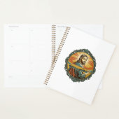 Gegeneerde Jezus Vallend Plat Oppervlak Openbare K Planner (Display)
