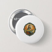 Gegeneerde Jezus Vallend Plat Oppervlak Openbare K Ronde Button 5,7 Cm (Voorkant /achterkant)