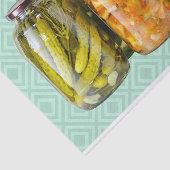 Gegenereerde groenten in potten tissuepapier (Detail)