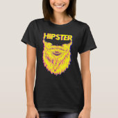 Gegenereerde hipster Pineapple Freethinker New age T-shirt (Voorkant)