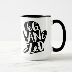 Gegenereerde op de achtergrond van de Vegan Kleur Mok