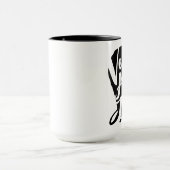 Gegenereerde op de achtergrond van de Vegan Kleur Mok (Midden)