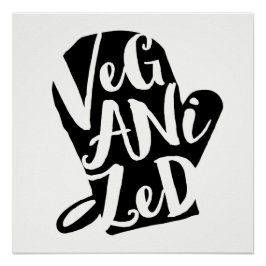 Gegenereerde op de achtergrond van de Vegan Kleur Perfect Poster
