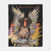 Gegenereerde wijnbouw fleece deken (Voorkant)