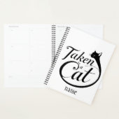Gegenomen door een kat, minimale kattenliefhebber planner (Display)