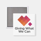 Gegericht wat we kunnen Logo Magneet (Voorkant / Achterkant)