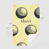 Gegersonaliseerde Golfbal Golfhanddoek (Insitu)