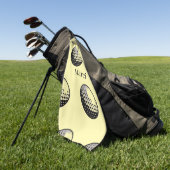 Gegersonaliseerde Golfbal Golfhanddoek (Groen)