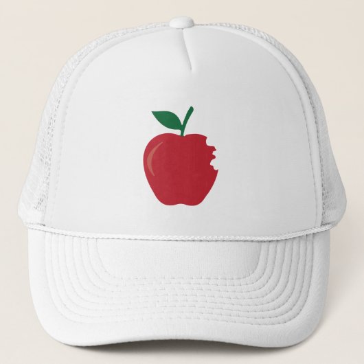 gegeten appel trucker pet (Voorkant)