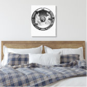 Gegeten met een medaillon die de Laatste afschilde Canvas Afdruk (Insitu (Slaapkamer))