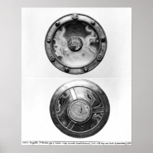 Gegeten met een medaillon die de Laatste afschilde Poster