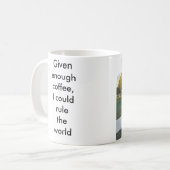 Gegeven genoeg koffie koffiemok (Voorkant links)