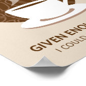 Gegeven voldoende Poster voor koffie (Hoek)