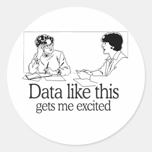 GEGEVENS ALS DIT WERKEN OP MIJN EXCIMENTIE RONDE STICKER (Voorkant)